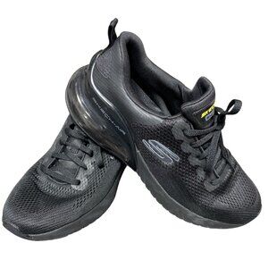 Skechers Mens Skech-Air Memory Foam Athletic Shoes Size 9.5 Black